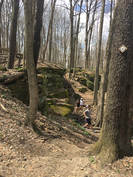 Worden's Ledges Loop trail.